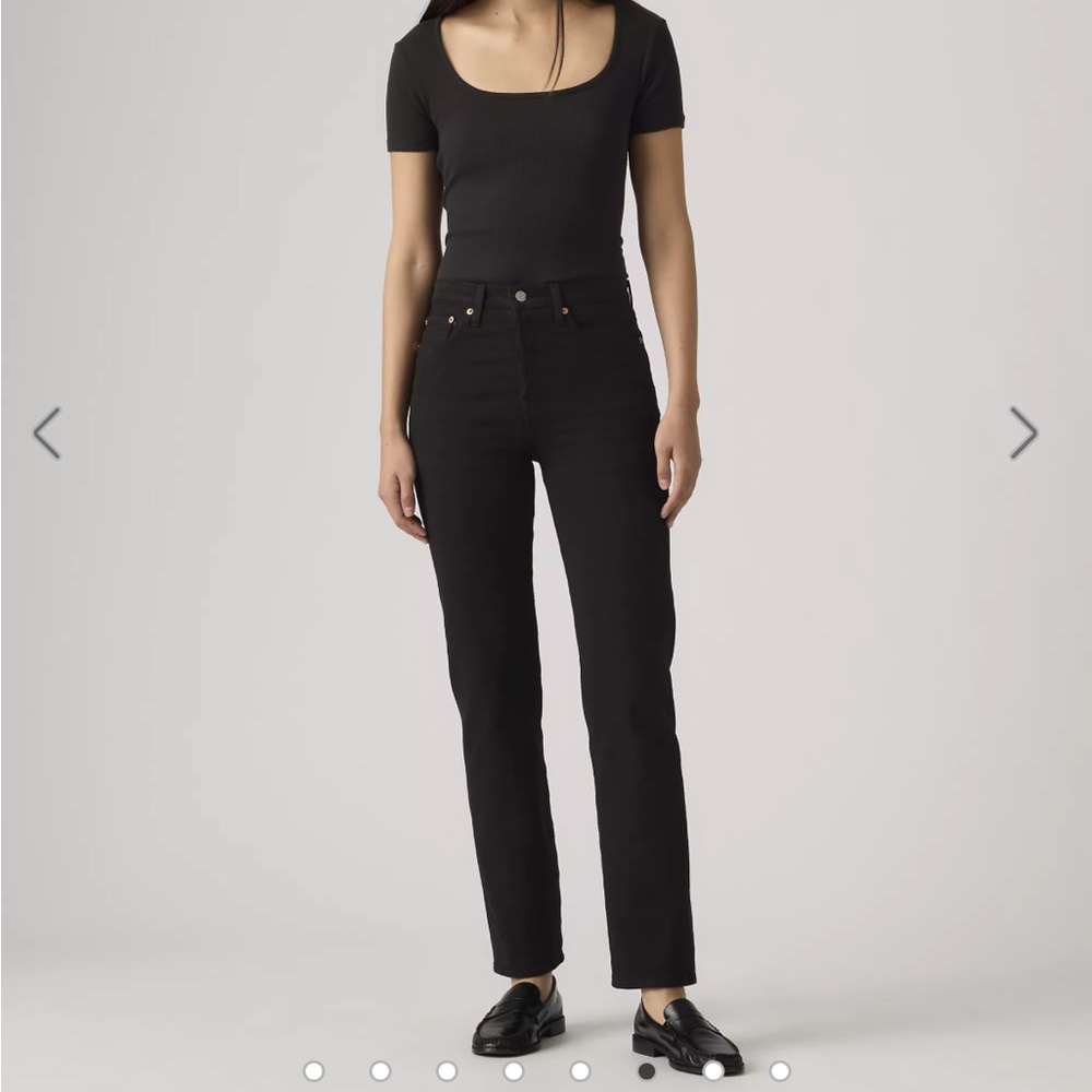 Levi's Wedgie Straight Jeans - Black